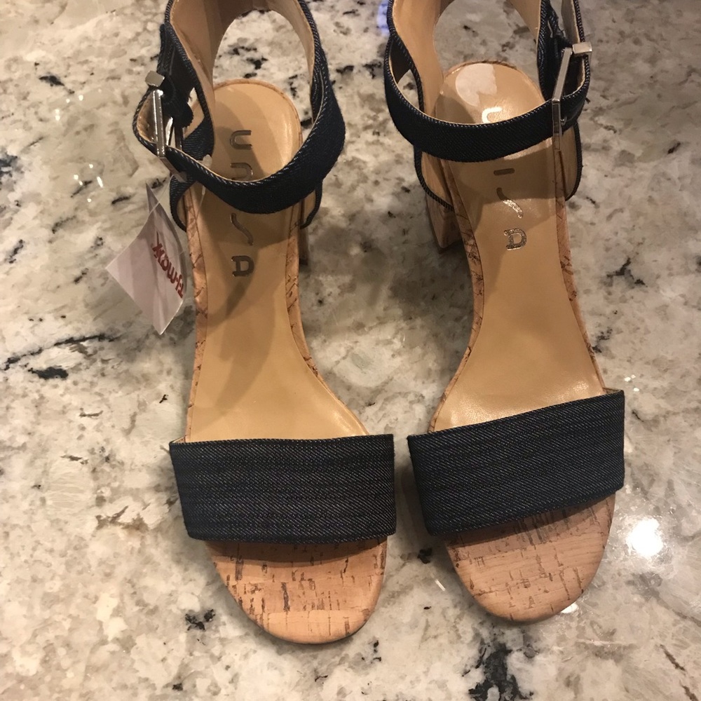 Denim sandals